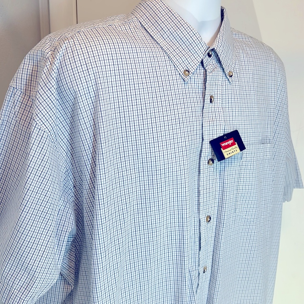 NWT Wrangler Short Sleeve Shirt XXL - Picture 2 of 9